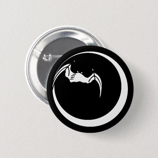 月 蝙 BUTTON (Vorne & Hinten)