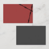 有刺鉄線 名刺 VISITENKARTE (Vorne/Hinten)