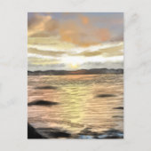 朝焼けの海 POSTKARTE (Vorderseite)