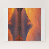 朝陽に染まる湖と悠久の富士/The Eternal Mount Fuji and the Lake  Puzzle (Horizontal)