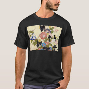 朝 顔, 北 Morning Glory, Hokusai, Ukiyo-e T-Shirt