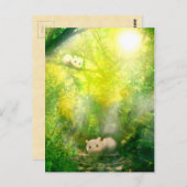 木 漏 れ 日2ご う POSTKARTE (Vorne/Hinten)