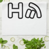 本ヒ日の ホププ GESCHIRRTUCH (Gefaltet)