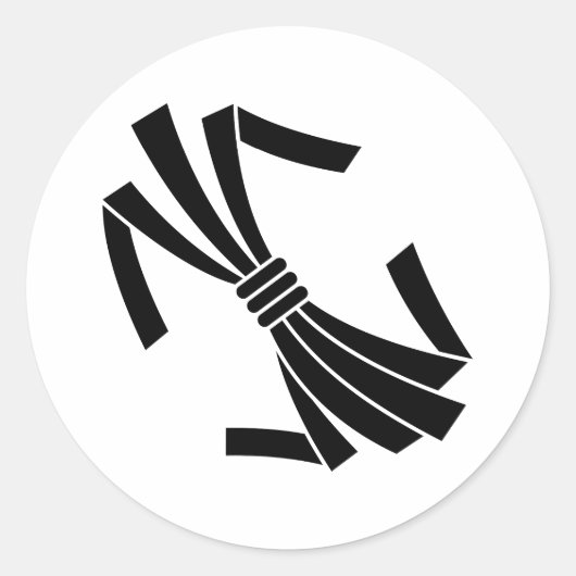 束ね熨斗 RUNDER AUFKLEBER (Vorderseite)