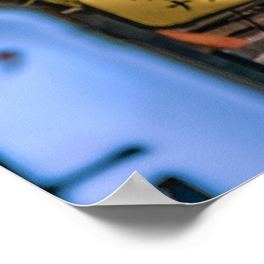 東京の居酒屋街2Lサイズ  POSTER (Ecke)