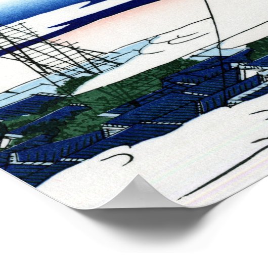 東 都 浅 草 願 寺 本. POSTER (Ecke)