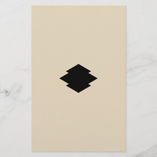 松皮菱 BRIEFPAPIER (Vorderseite)