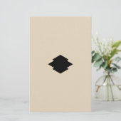 松皮菱 BRIEFPAPIER (Stehend Vorderseite)