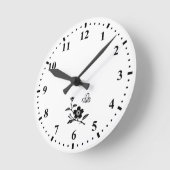 枝 桜 に 中 陰 桜 飛 び RUNDE WANDUHR (Winkel)