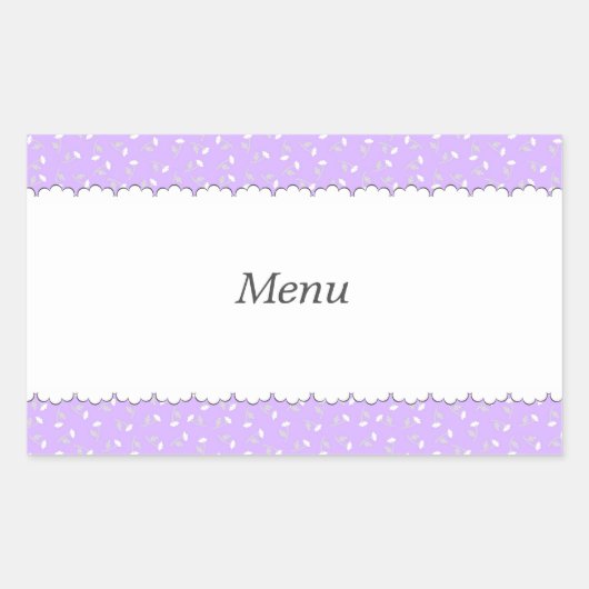 柄　模様 RECHTECKIGER AUFKLEBER (Vorderseite)