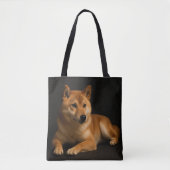 柴犬ポートレート – Shiba Inu Art Tasche (Vorderseite)