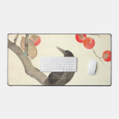 柿 に 烏, 抱 Persimmon und Crow, Hōitsu Schreibtischunterlage (Tastatur & Maus)