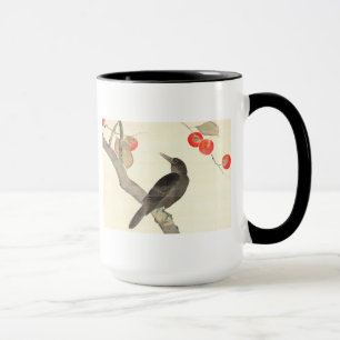 柿 に 烏, 抱 Persimmon und Crow, Hōitsu Tasse
