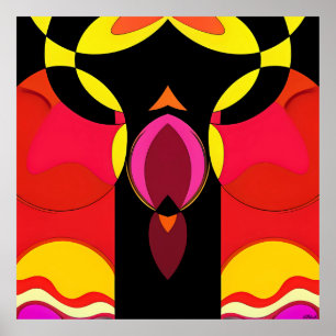 桃 花 园 - Ken Gage Art Poster