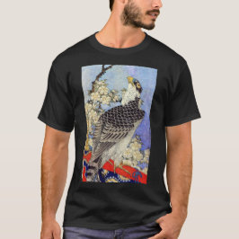 桜にハヤブサ, Falke-u. Kirschblüten, Hokusai, Ukiyo-e T-Shirt