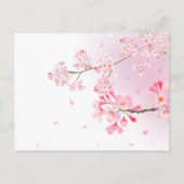 桜の花びらが舞う和風ポストカード*春のご挨拶・季節の便りに POSTKARTE (Vorderseite)