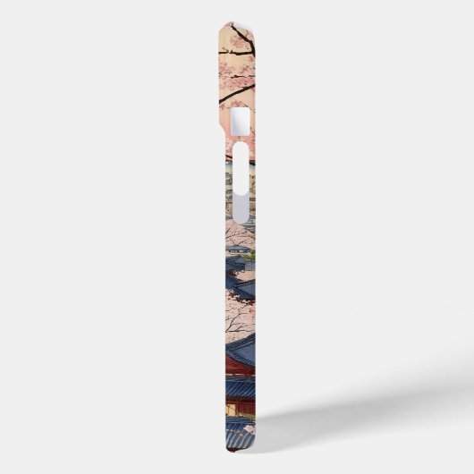 桜舞う古都 ― 和風アート Case-Mate iPhone HÜLLE (Rückseite / Links)