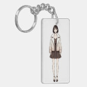 桜 井 月 Sakurai mizuki) Schlüsselanhänger (Vorderseite links)