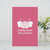 桜 胡 蝶 BRIEFPAPIER (Stehend Vorderseite)