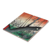 梅の庭園, 広重 Garten des Pflaumen-Baums, Hiroshige, Fliese (Seite)