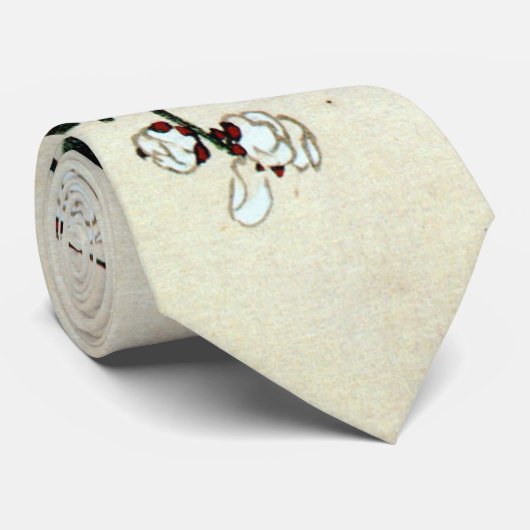 梅花, 北斎 Pflaume blüht, Hokusai, Ukiyo-e Krawatte (Gerollt)