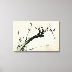 梅 花, 北 斎 Pflaumenblüten, Hokusai Leinwanddruck