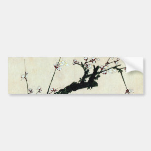 梅 花, 北 斎 Pflaumenblüten, Hokusai, Ukiyo-e Autoaufkleber