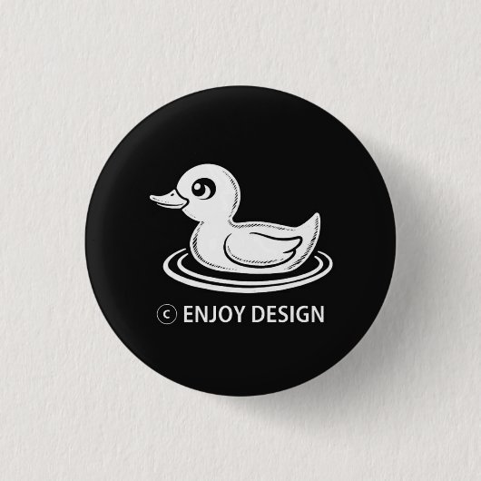 楽しむデザインピン BUTTON (Vorderseite)