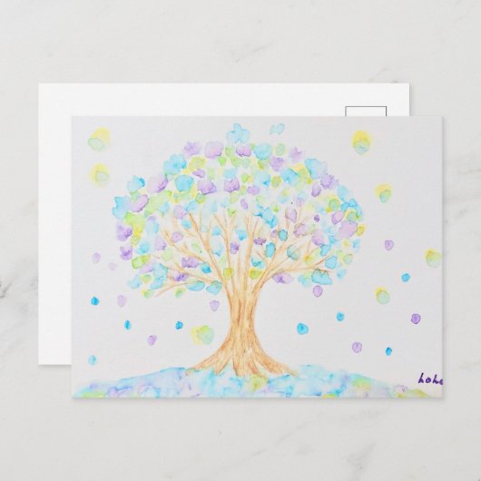 樹 POSTKARTE (Vorne/Hinten)