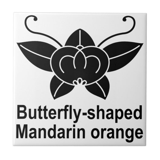 橘 胡 蝶 FLIESE (Vorderseite)