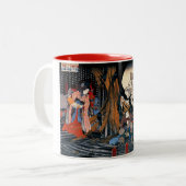 歌川国芳、相馬の古内裏 ZWEIFARBIGE TASSE (Vorderseite Links)