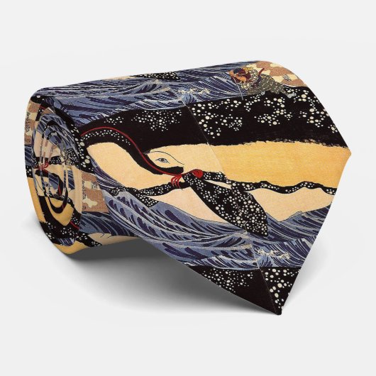 歌 川 芳"宮 武本国蔵の鯨 KRAWATTE (Gerollt)