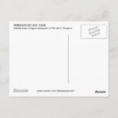 歌 舞 伎 者, 国 Kabuki Schauspieler, Kuniyoshi, Ukiyo-e Postkarte (Rückseite)