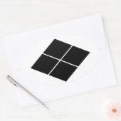 武田菱 OVALER AUFKLEBER (Umschlag)