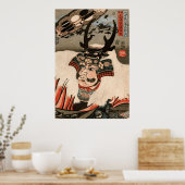 武 田 玄, 国 Takeda Shingen, Kuniyoshi, Ukiyo-e, 芳 Poster (Küche)