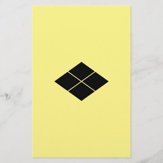 武 田 菱 便 箋 BRIEFPAPIER (Vorderseite)