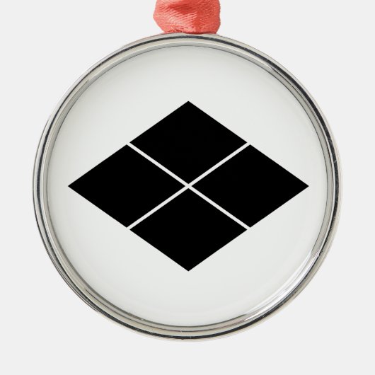 武 田 菱 ORNAMENT AUS METALL (Vorne)