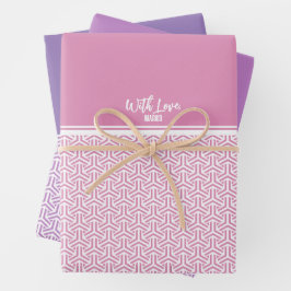 毘 沙 門 亀 甲 |Bishamon Kikko Traditionelles japanisch Geschenkpapier Set