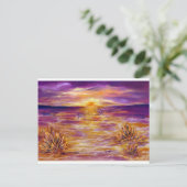 水 晶 と 海4 POSTKARTE (Stehend Vorderseite)