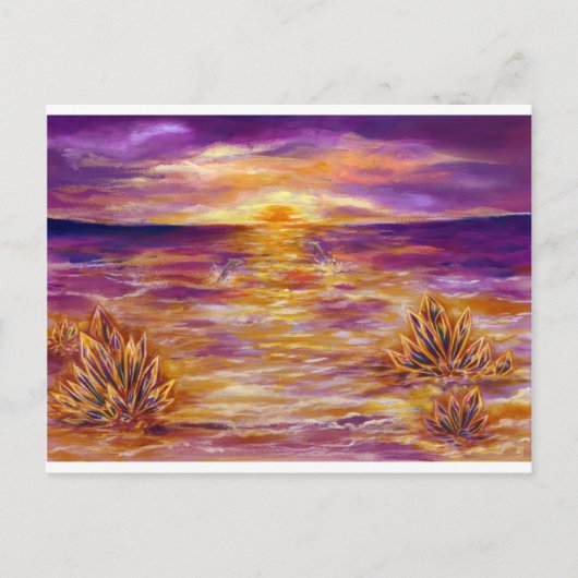 水 晶 と 海4 POSTKARTE (Vorderseite)