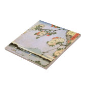 江戸の桜, 広重 Kirschblüten von Edo, Hiroshige, Ukiyoe Fliese (Seite)