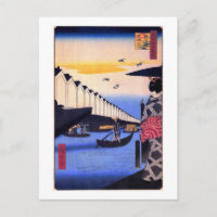江 の 風 景, 広 Landschaft 重 Edo, Hiroshige Ukiyoe