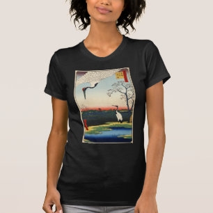 江 の 鶴, 広 Kranich von Edo, Hiroshige. T-Shirt