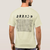 沖縄三線(三味線)+安里屋ユンタ工工四 okinawa sanshin asadoya yunta T-Shirt (Rückseite)