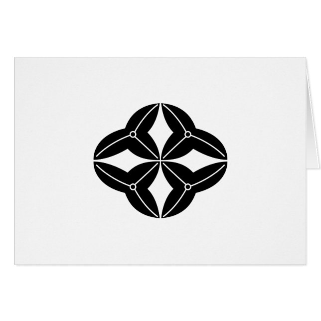 沢 瀉 七 宝 (Vorderseite (Horizontal))