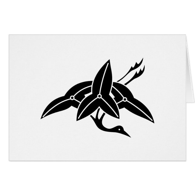 沢 瀉 鶴 (Vorderseite (Horizontal))