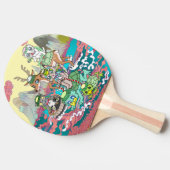 河童＆３ニャン＆鹿 TISCHTENNIS SCHLÄGER (Seitenansicht)