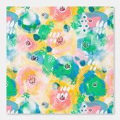 油絵調のカラフルなシームレスパターン柄 TAPETE (Vorderseite)