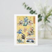 流 行 猫 の づ 狂 言 POSTKARTE (Stehend Vorderseite)