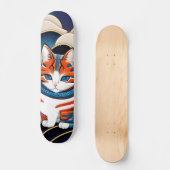 浮世シテ絵ィ 葛飾キ斎猫名柑橘ス SKATEBOARD (Vorderseite)